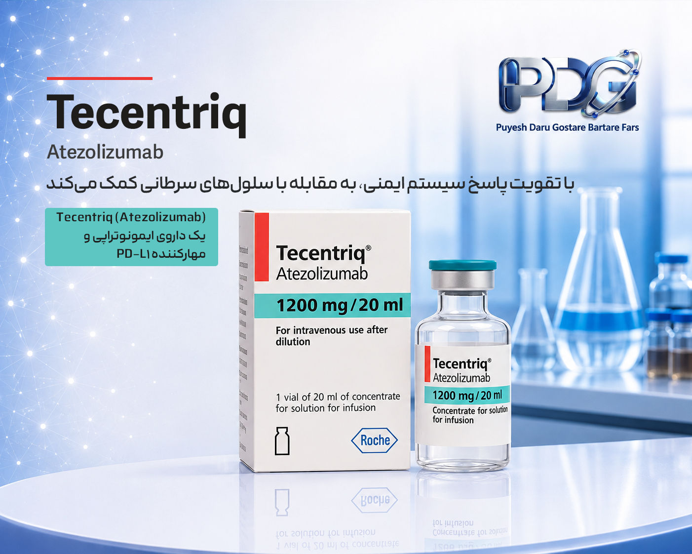 Tecentriq (Atezolizumab) چیست؟ راهنمای جامع کاربردها، نحوه عملکرد، فواید، عوارض و هر آنچه باید بدانید